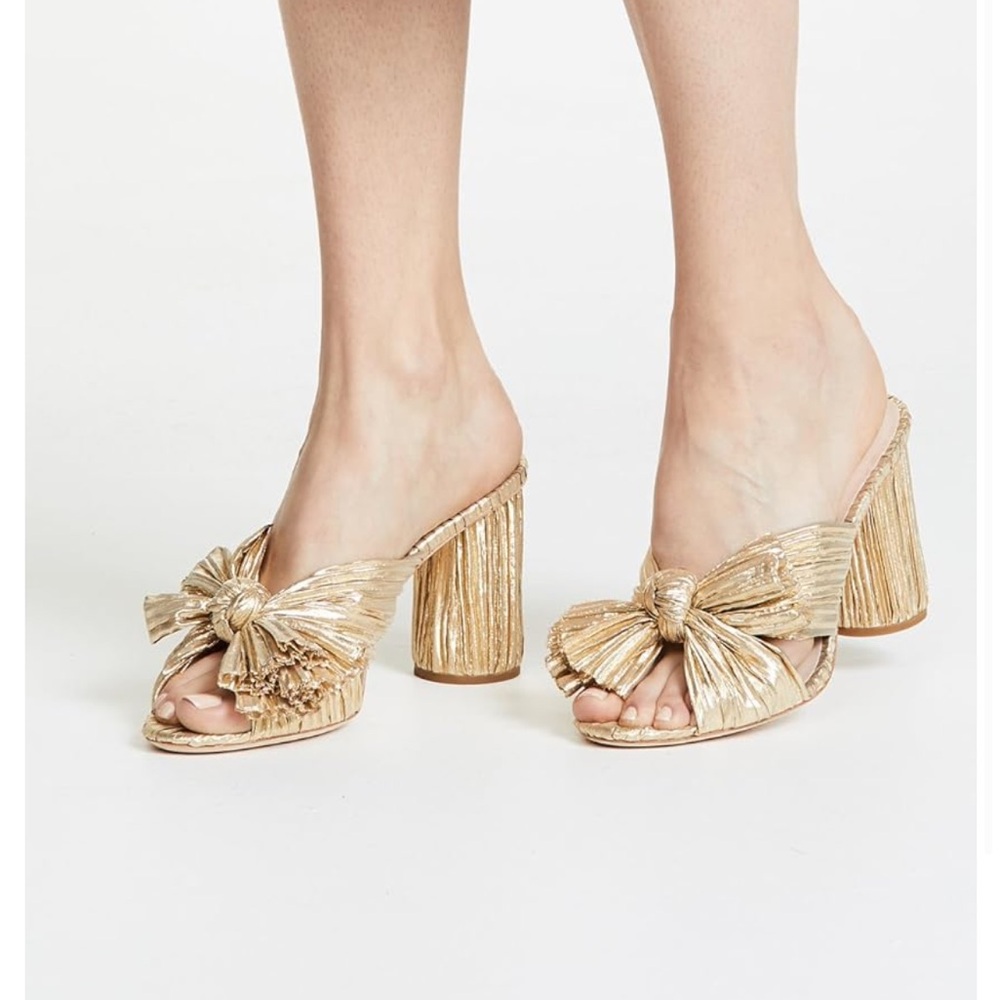 Loeffler Randall Women's Penny Pleated Bow Sandals